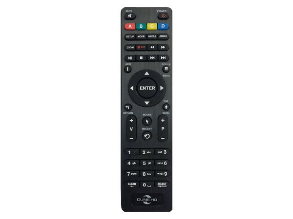 Dune HD Slim Remote Control Full Size